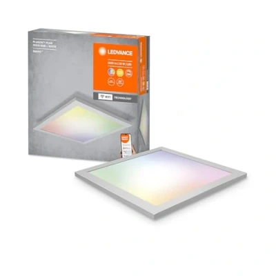 Image of LEDVANCE Smart LEDPanel Luminaire with WiFi Technology for Inside, Tunable White (3000 6500K), RGB Colors Changeable, 300 mm X mm, Compatible Google and Alexa, SMART+ ORBISPLUS MULTICOLOR