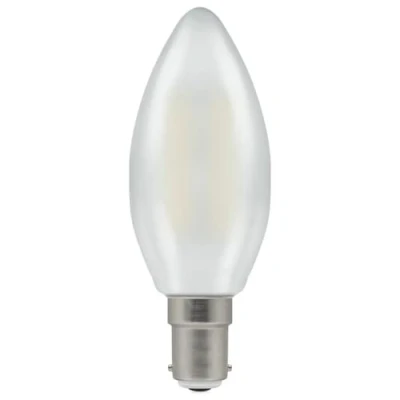 Image of Crompton LED Candle Filament Non Dim Pearl 2.2W 2700K SBC B15d