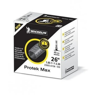 Image of Michelin Protek Max Inner Tube, presta valve 40 mm,26&quot; 1.9 2.30 (47/58 559), black