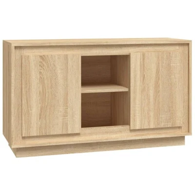 Image of vidaXL Sideboard Sonoma Oak 102x35x60 cm Engineered Wood