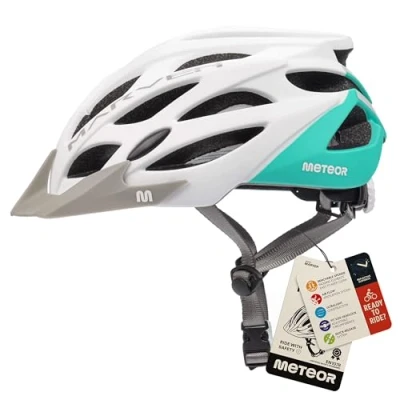 Image of Cycle Helmet MTB Bike Bicycle Skateboard Scooter Hoverboard for Riding Safety Lightweight Adjustable Breathable Men Women Kids Childs With Detachable Visor MARVEN