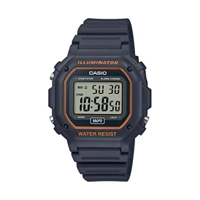 Image of Casio Men Digital Quartz Watch with Resin Strap F 108WH 8A2CF
