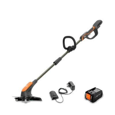 Image of Flymo 18V UltraTrim 300 Cordless Grass Trimmer Powerful &amp; Lightweight with 30cm Cutting Width, Adjustable Handle Precision Edging Battery Charger Included