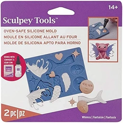 Image of Sculpey APM 66 Flexible Push Mold Whimsy