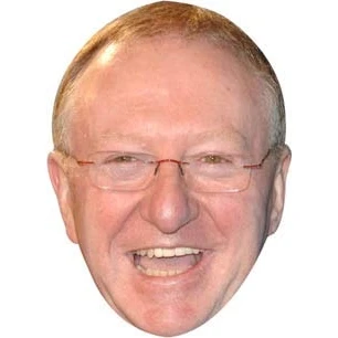 Image of FoxyPrinting Dennis Taylor Snooker Celebrity Cardboard Party Face Mask Fancy Dress