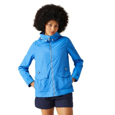 Image of Regatta Womens Navassa Full Zip Hooded Rain Coat