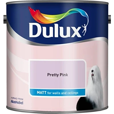 Image of Dulux Matt 2.5L Pretty Pink (413878)