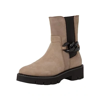 Image of Tamaris Comfort Women&#039;s 8 85402 29 341 Ankle Boot, taupe, 5.5 UK