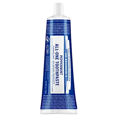 Image of Dr. Bronner&#039;s Magic Soaps Toothpaste Peppermint, 5 Ounce