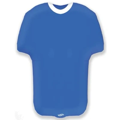 Image of Oaktree 24&quot; Shape Sports Shirt Blue Foil Balloon
