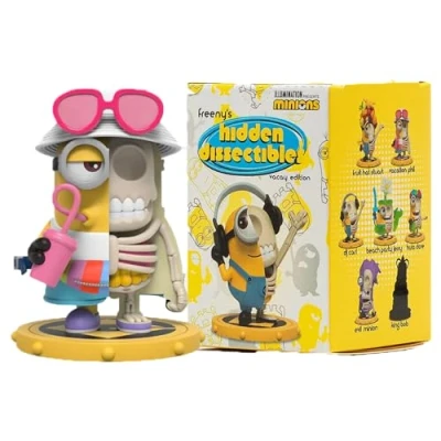 Image of Mighty Jaxx Freeny&#039;s Hidden Dissectibles Minions (Vacation Edition) Blind Box Toy Collectible Figurines One Pack Contains Random Figure