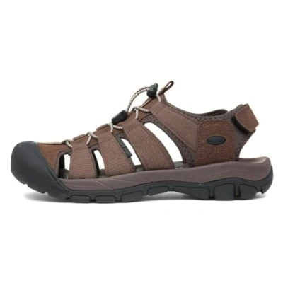 Image of Hush Puppies Men&#039;s Peru Sport Sandal, Brown, 7 UK