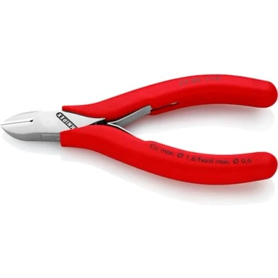 Image of Knipex Electronics Diagonal Cutter plastic coated 115 mm 77 01