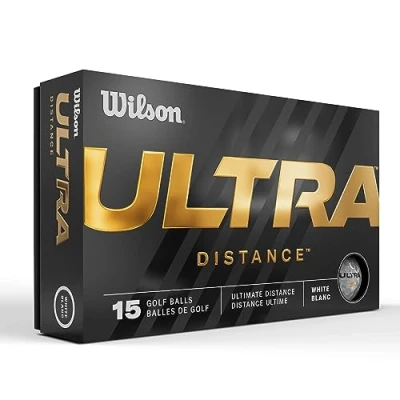 Image of Wilson Staff Golf Balls, Ultra Distance, Two Piece Ball, 15 White