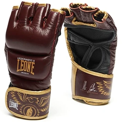 Image of LEONE 1947, MMA Gloves Legionarivs Ii Gloves, Unisex Adult, Bordeaux, L, GP102
