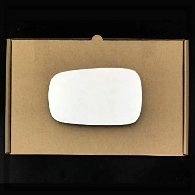 Image of Fits Renault Scenic 2004 to 2008 Convex Wing Mirror Glass (Blue Tinted) LEFT HAND (UK Passenger Side)