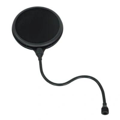 Image of Gator Cases Split Level Double Layered POP Filter with Attachment Clamp; Fits Most Standard Microphone Stands (GM FILTER)