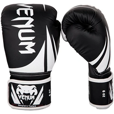 Image of Venum, Challenger 2.0 Kids Boxing Gloves, Unisex Kids, 4 Oz, Black/White