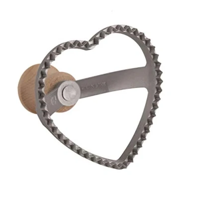 Image of Tredoni 8.5cm Heart Shape Ravioli Pasta/Dough Stamp Cutter, Cookie (Heart 8.5 cm)