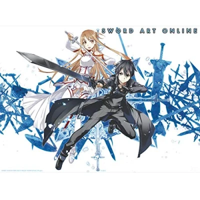 Image of ABYstyle SWORD ART ONLINE Poster Asuna &amp; Kirito (52 x 38 cm)