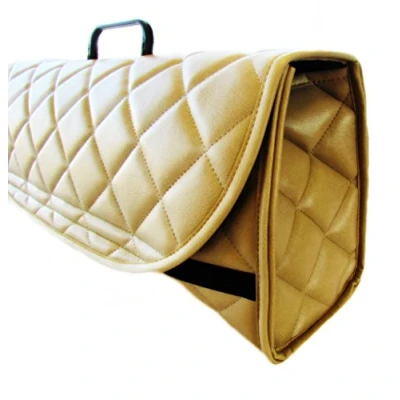 Image of TEXMAR LTD Luxury Car Van Truck BEIGE Leather Boot Tidy Organiser Fits all Models