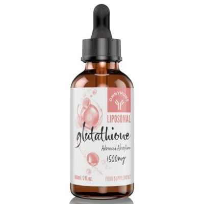 Image of Liposomal Glutathione 1500mg, Oral Liquid, Antioxidant Supplement for Detox, Anti Aging, Immune Support, Brain Function and Skin Health, Superior Absorption (Pack of 1)