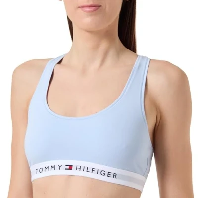 Image of Tommy Hilfiger Bralette Bustier, Women&#039;s, Size: Small, Breezy blue