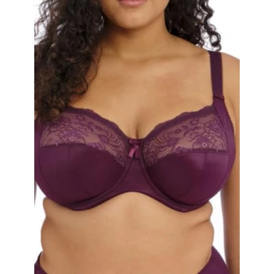 Image of Elomi Morgan Plain Underwired Full Cup Bra (42G, BlackBerry)