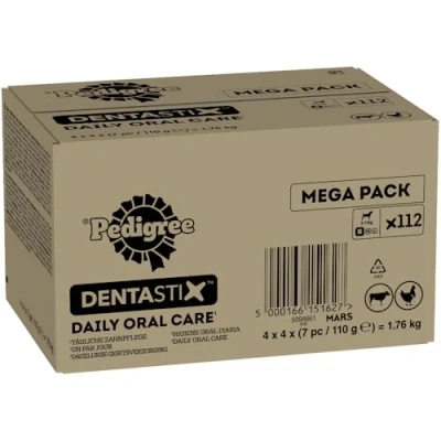 Image of Pedigree DentaStix Daily Dental Chews Small Dog 112 Sticks