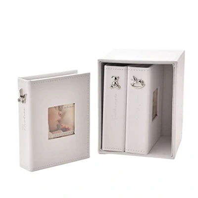 Image of Bambino Baby Photo Albums Set of 3 with Holder 72 6 x 4 Inch Photos White