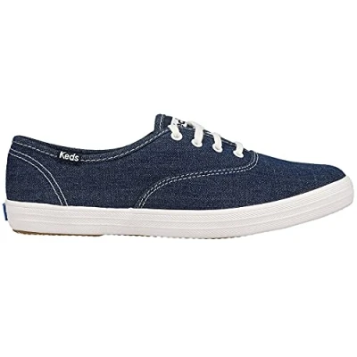 Image of Keds Women&#039;s Champion Sneaker, Denim, 3 UK