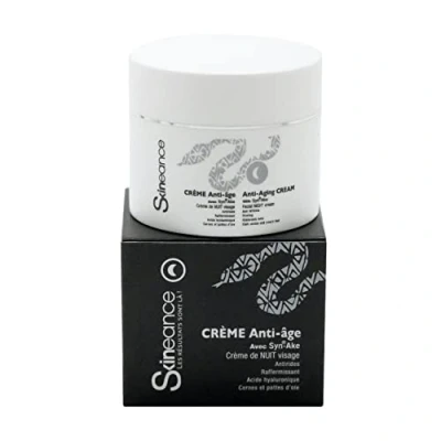 Image of SKINEANCE Snake venom night cream Anti ageing active ingredients Reduces expression lines, fine puffiness and dark circles 50 ML