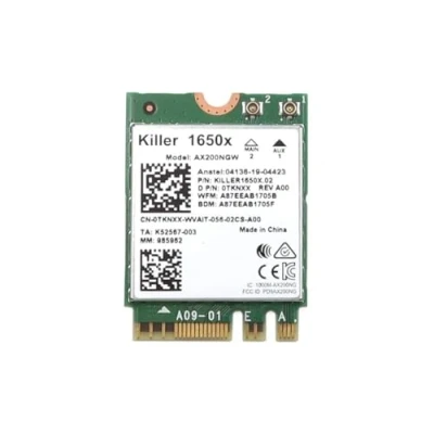 Image of AX200NGW Wi Fi 6 AX200 (Gig+) PCI Express M.2 2230 802.11ax WLAN 2.4Gbps Bluetooth 5.2 WiFi Card TKNXX 0TKNXX CN Compatible Replacement Spare Part for Intel and Laptop Systems