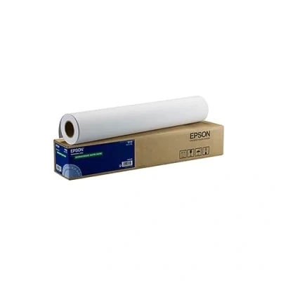 Image of Epson Doubleweight Matte Paper Roll, 24&quot; x 25 m, 180 g/m² Printing (24&quot; g/m², 61 cm, 118 658 mm, 3.4 kg)