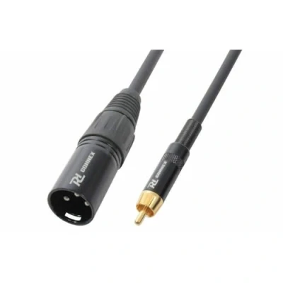 Image of XLR Male to RCA Phono Plug Connection Mobile DJ Studio Noise Free 8.0m