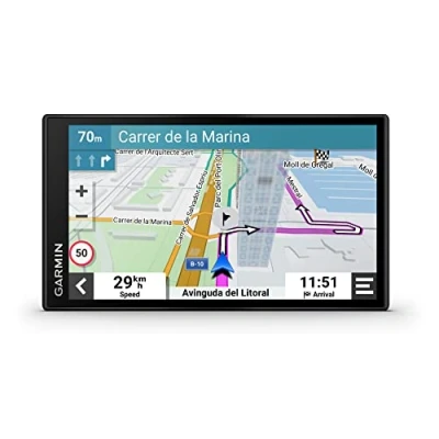 Image of Garmin DriveSmart 66,GPS Sat Nav, 6&quot; Display, Map Updates for UK, Ire and Full Europe, Live Traffic via app, Bluetooth Hands free Calling,Voice Commands/Smart Features