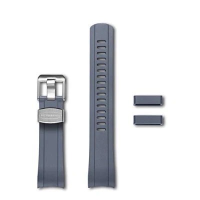 Image of CRAFTER BLUE Curved End Watch Band Quick Release Soft Rubber Strap Replacement for Seiko Skx Series SKX007, SKX009 and SKX011 etc 5 Sports SRPD51K1, SRPD53K1 Grey