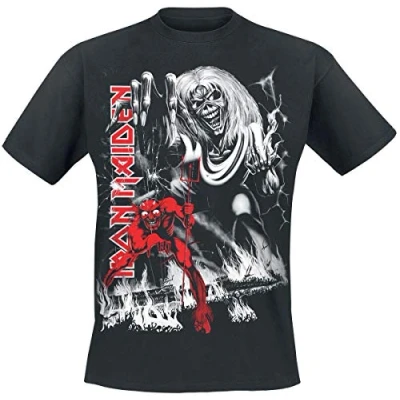 Image of Iron Maiden Number of The Beast T Shirt Black M