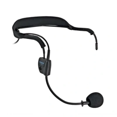 Image of Shure WH20 Dynamic Headset Microphone (Wired) Rugged, Lightweight, Secure Fit for Active Mic Users, Perfect Instructors/Musicians, 3 pin Male XLR Connector with Detachable Belt Clip (WH20XLR)