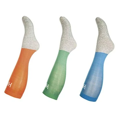 Image of HKM Riding socks 578011940070 blue/green/orange 41/43