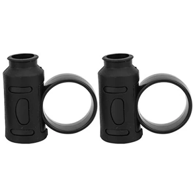 Image of 2 Pcs Drum Stick Control Clip Easy Twirl Drumsticks Aid Auxiliary Tool Accessories for Drummer (Black) Playing Musical Instrument