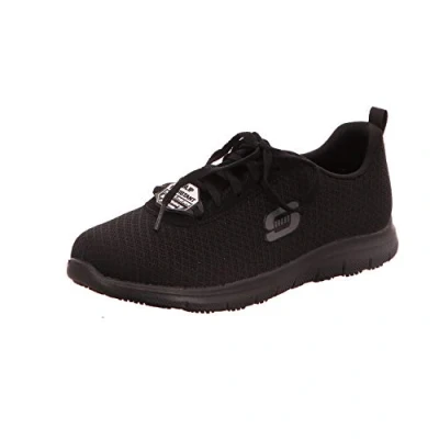 Image of Skechers Women&#039;s Ghenter Bronaugh Sneaker, Black Mesh Water and Stain Repellent Treatmen, 3.5 UK