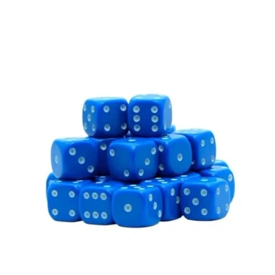 Image of Warlord Games 30x D6 Six Sided Dice Set 10mm Classic (Blue)