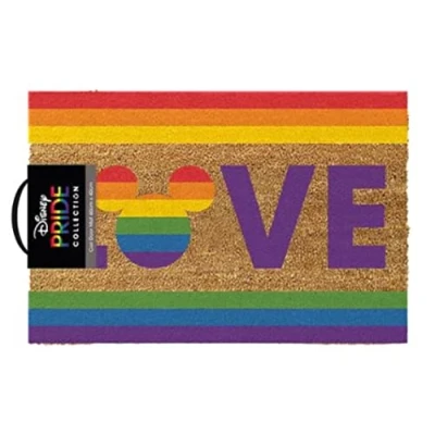 Image of Pyramid International Disney Doormat, (Mickey Mouse Pride Design) 40cm x 60cm Welcome Mat, Front Door Mat. Coir Doormat Official Merchandise