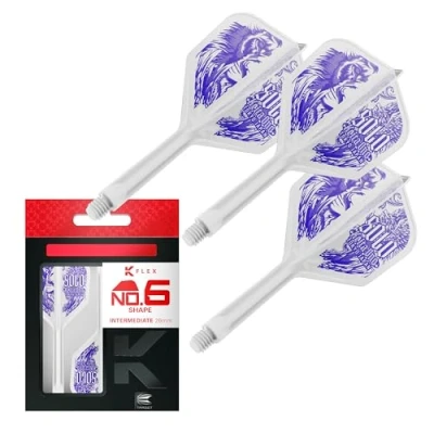 Image of Target Japan K Flex Solo Keita Ono No.6 KFlex Dart Flights and Shafts Pack of 3 Player Edition Accessories Shafts, Intermediate (26mm)