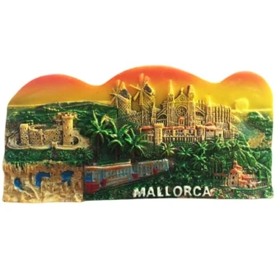 Image of 3D Mallorca Spain Fridge Magnet Souvenir Gift Refrigerator Magnetic Sticker Collection