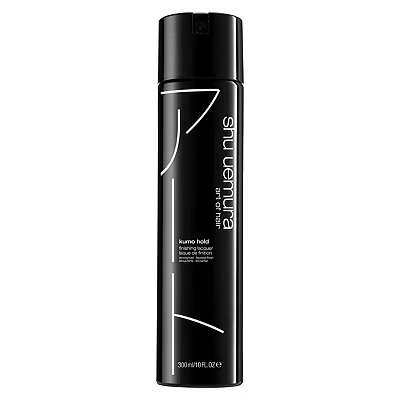Image of Shu Uemura, Finishing Lacquer Kumo Hold Hairspray, All Hair Types, Long Lasting Lightweight Spray, 300 ml