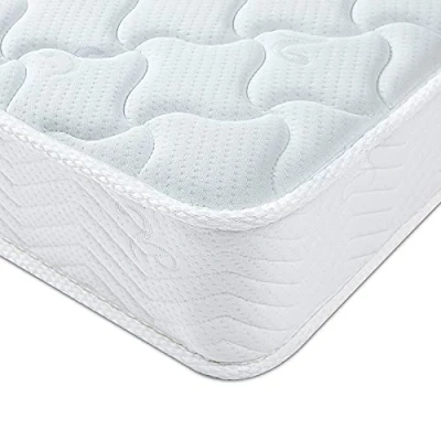 Image of Good Nite Single Mattress 3FT Spring Hybrid Sprung Memory Foam 90 x 190 18cm Mattresses with 3D Knitted Gentle Fabric Medium Hardness