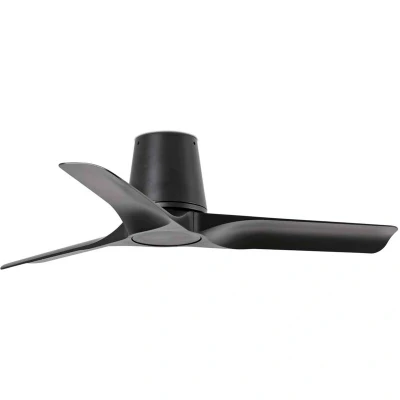 Image of Hey Tube Small 3 Blade Ceiling Fan Matt Black