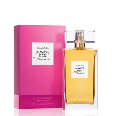 Image of Elizabeth Arden Always Red Femme 100ml Eau De Toilette Spray *New Packaging*